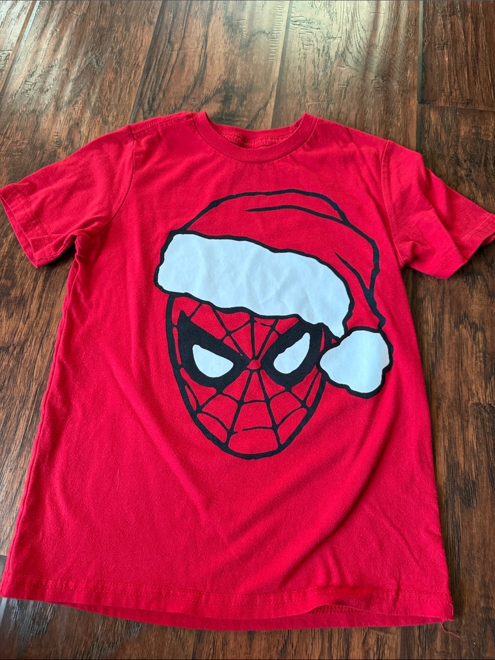 6/7 Marvel Christmas Spider Man t shirt. Worn twice.